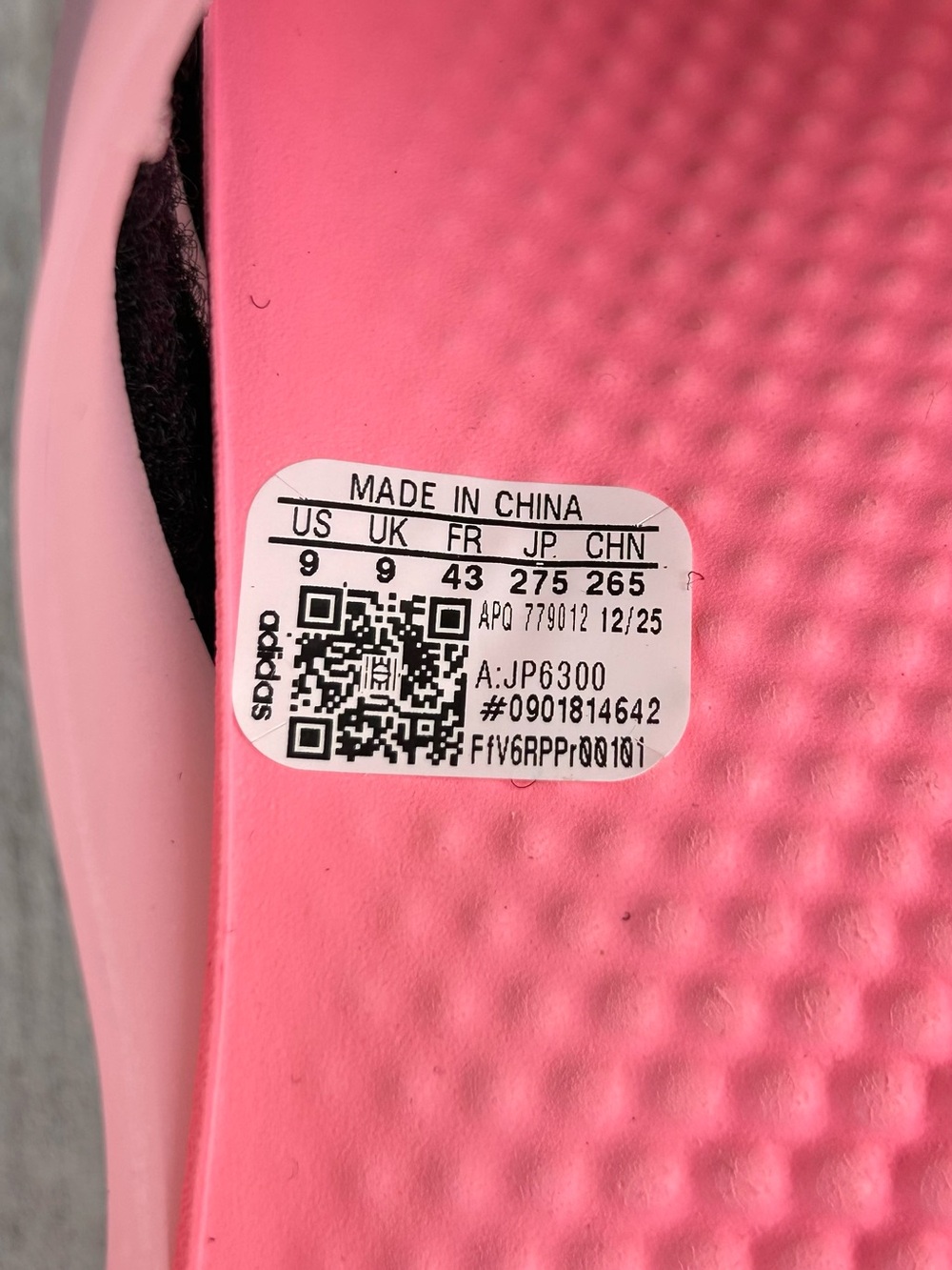 NEW Adidas Originals Adislide Pink Black Recovery Comfort Sandal Mens Size 9 13 - Picture 10 of 11